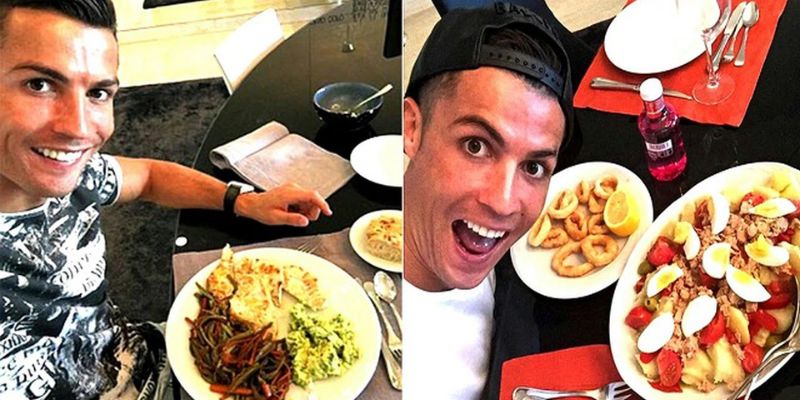 Trứng và các loại tinh bột là lựa chọn của CR7 để bắt đầu một ngày mới đầy năng lượng