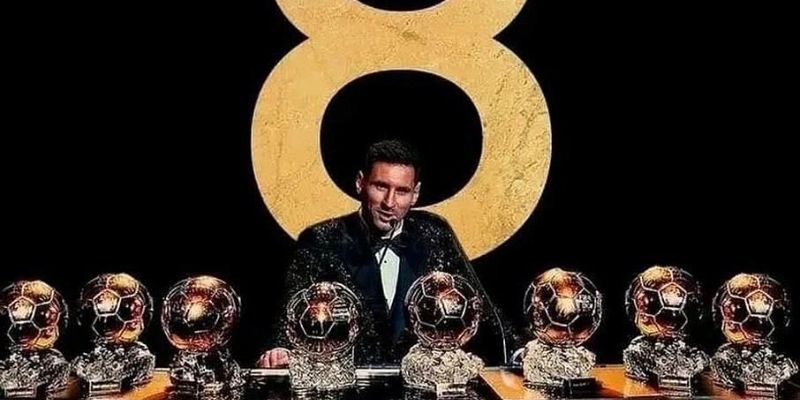 Messi là người đầu tiên và duy nhất đến thời điểm hiện tại có trong tay 8 Quả Bóng Vàng